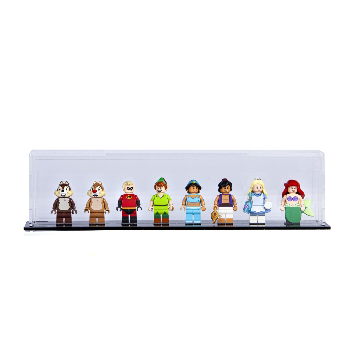 Minifigure Acrylic Display Case for 8 (BOGOF 2 pack)