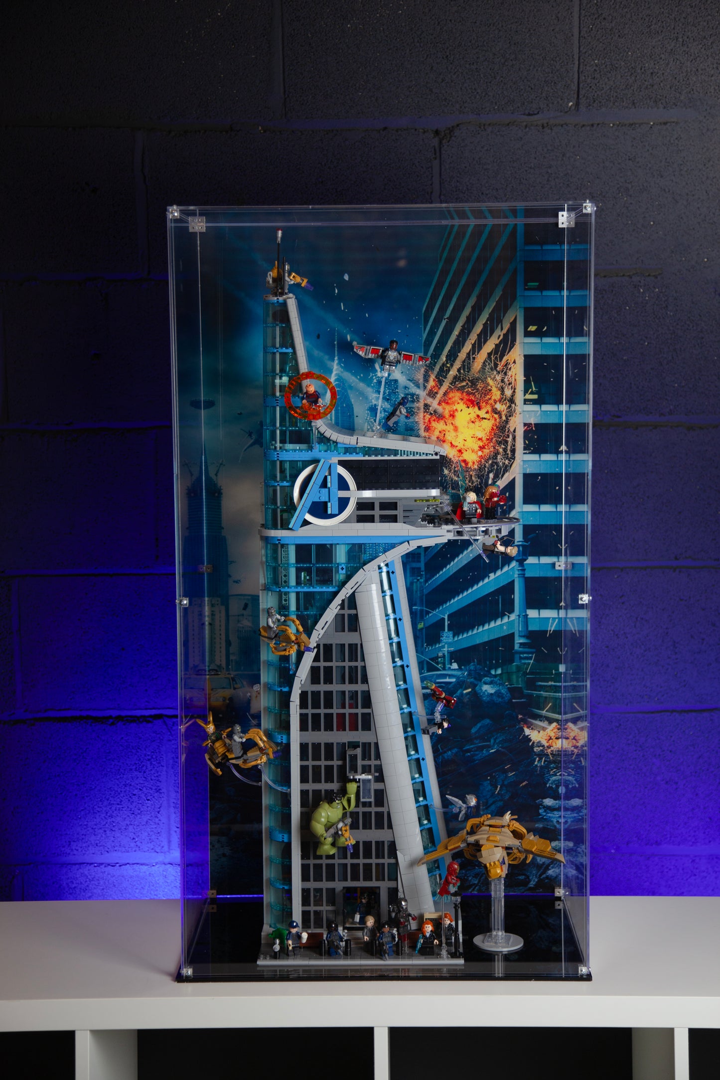 Acrylic Display Case for the LEGO Avengers Tower 76269