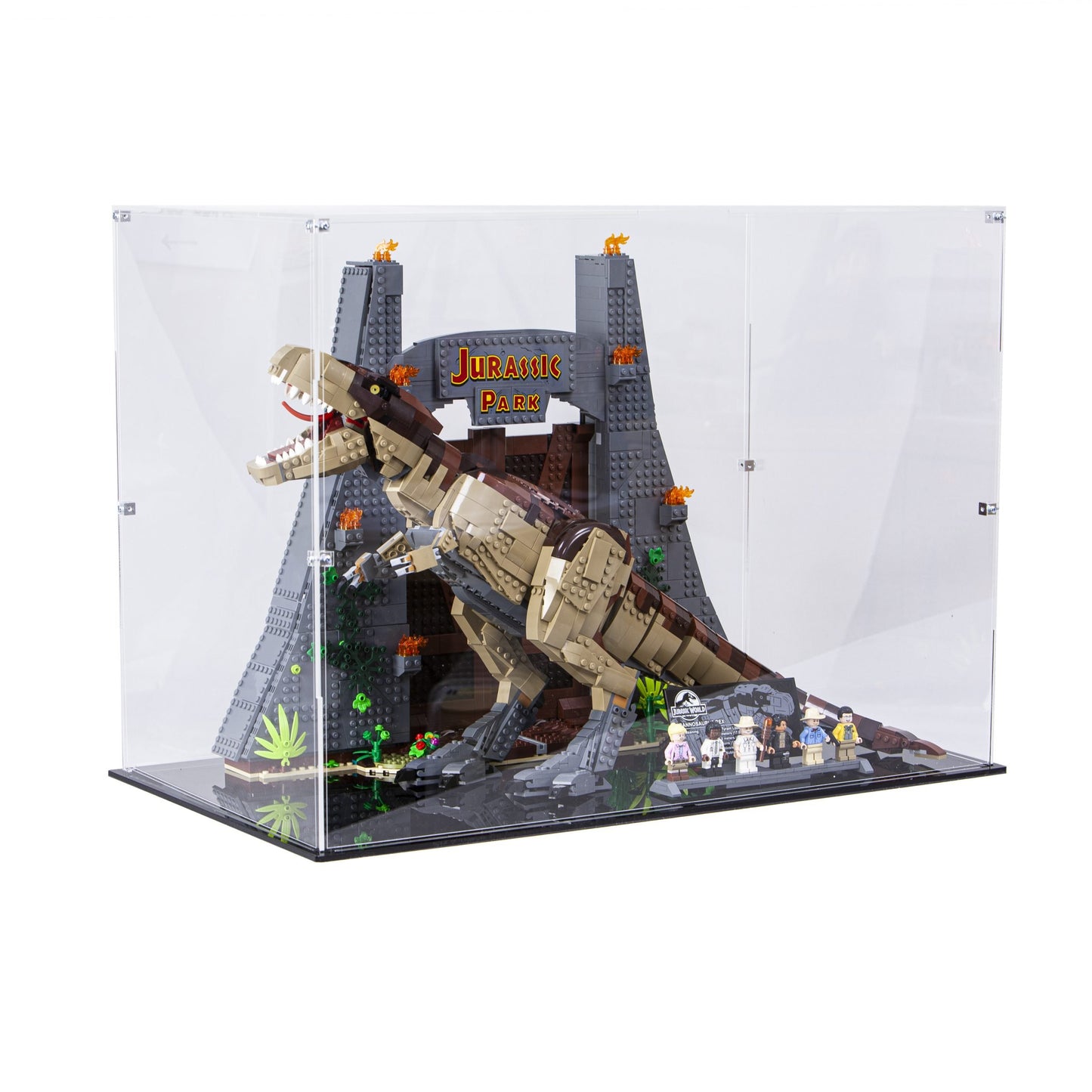 Acrylic Display Case for the LEGO Jurassic Park: T. rex Rampage 75936