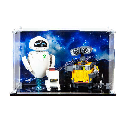 Acrylic Display Case for the LEGO WALL-E and EVE 43279