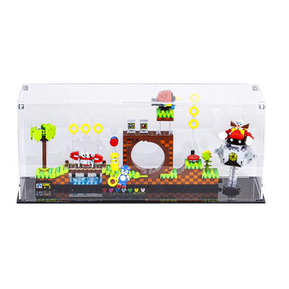 Acrylic Display Case for the LEGO® Sonic the Hedgehog™ – Green Hill Zone 21331