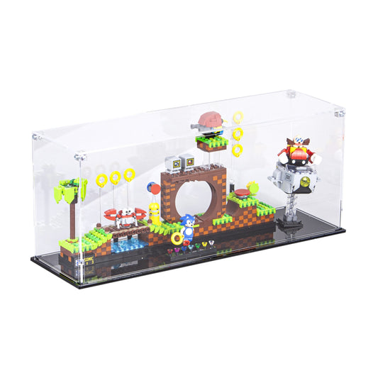 Acrylic Display Case for the LEGO® Sonic the Hedgehog™ – Green Hill Zone 21331