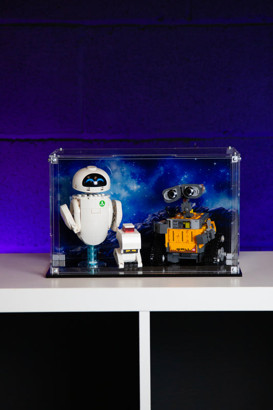 Acrylic Display Case for the LEGO WALL-E and EVE 43279