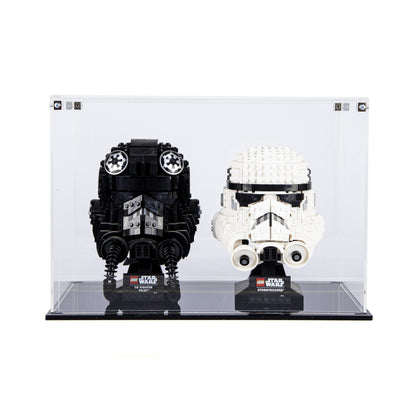 Acrylic Display Case for 2 LEGO Helmets