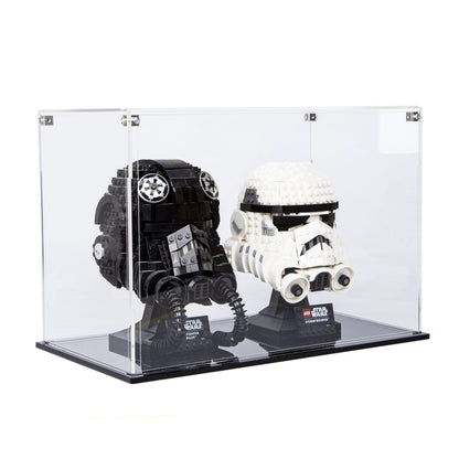 Acrylic Display Case for 2 LEGO Helmets