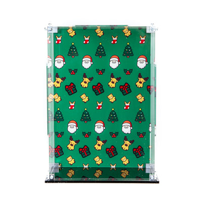 Premium Acrylic Case for the LEGO Up-Scaled Santa Minifigure 40820