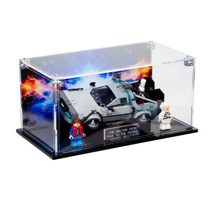 Premium Acrylic Display Case for the Back to the Future Time Machine 77256