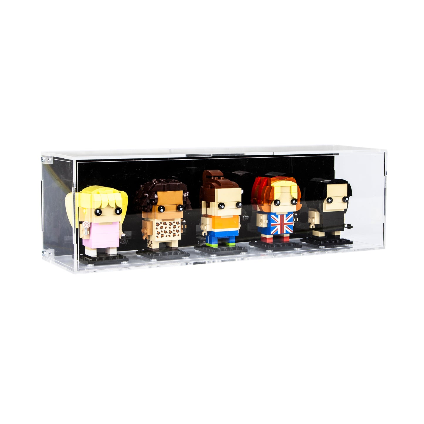 Acrylic Wall Display Case for LEGO BrickHeadz Spice Girls Tribute 40548