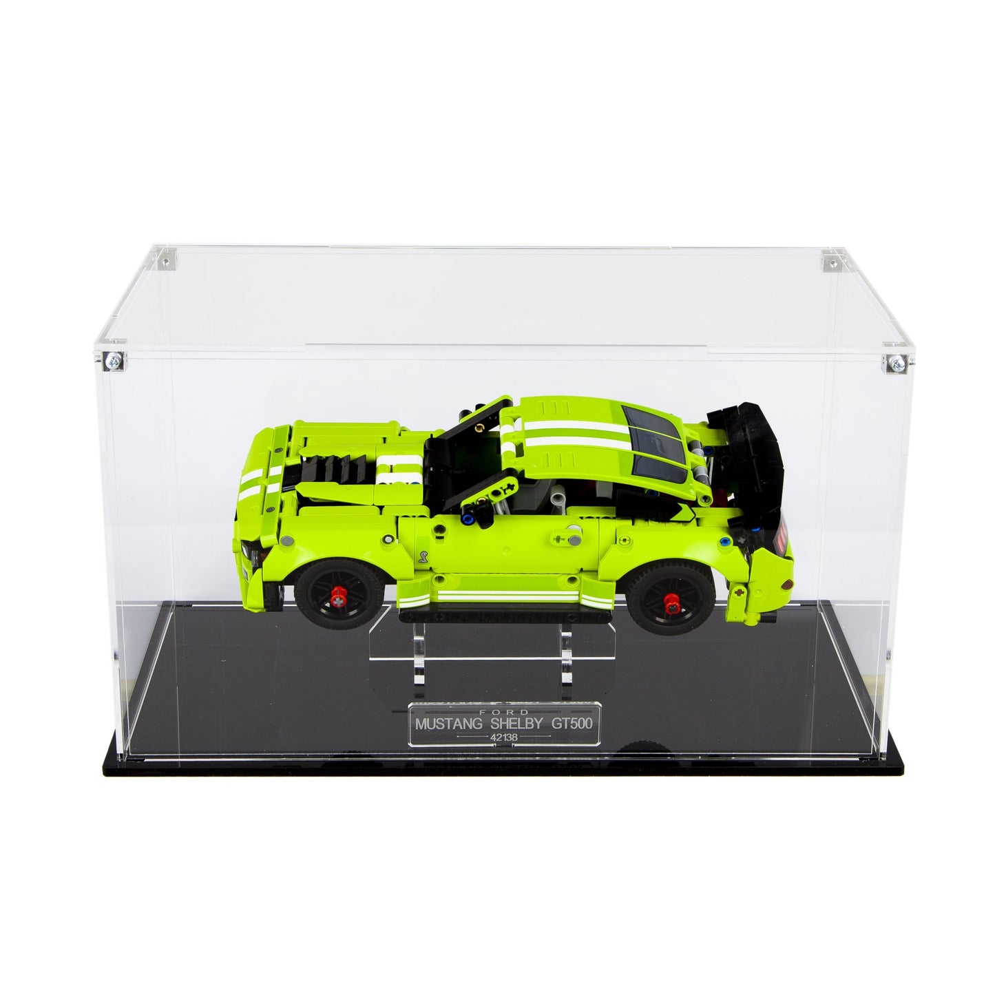 Acrylic Display Case With Internal Stand For LEGO Ford Mustang Shelby® GT500® 42138
