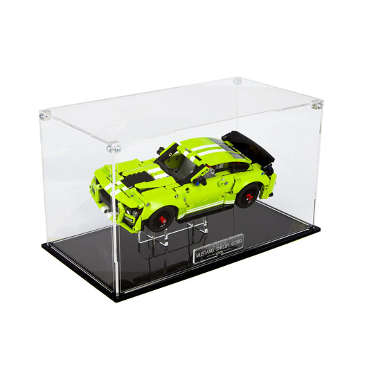 Acrylic Display Case With Internal Stand For LEGO Ford Mustang Shelby® GT500® 42138