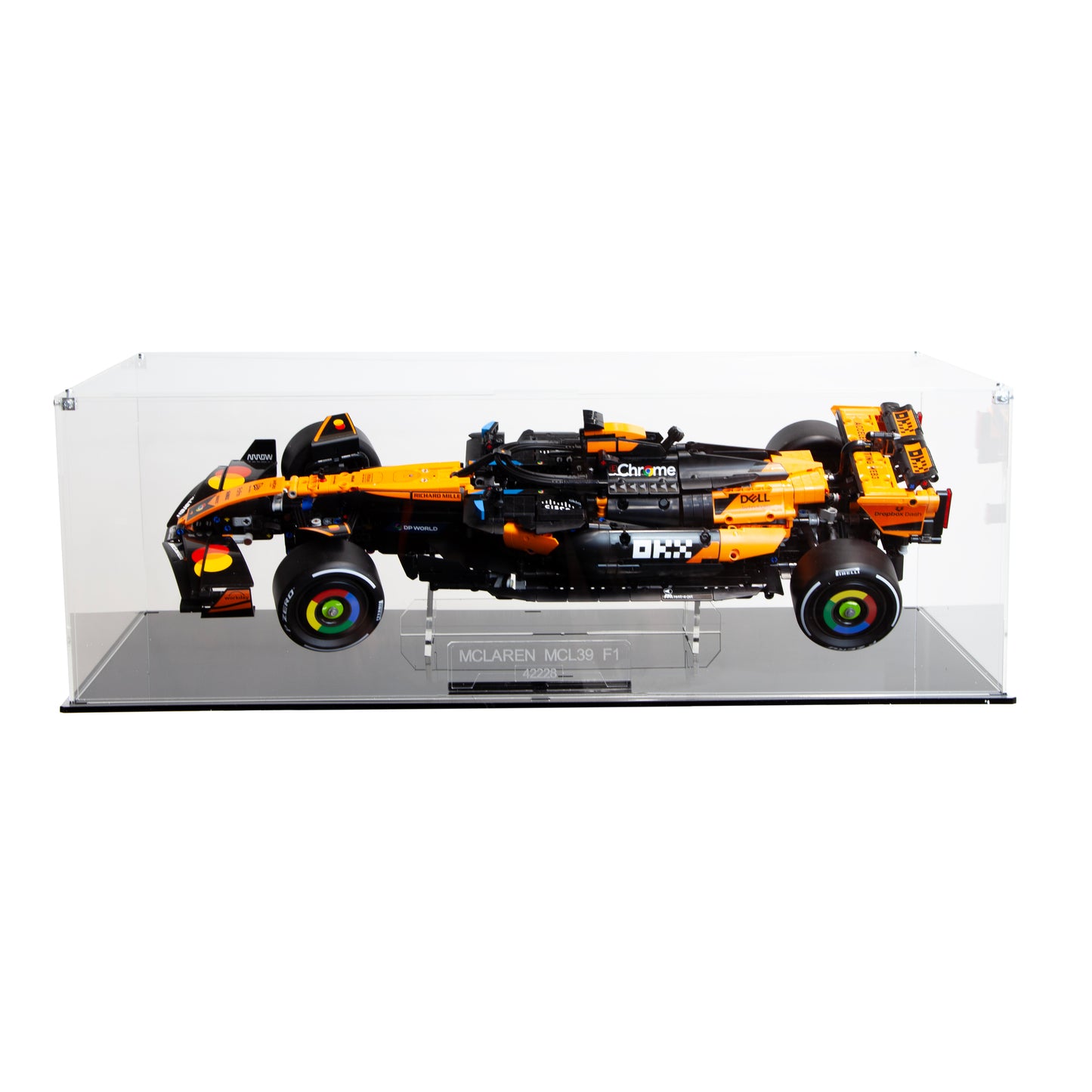 Premium Acrylic Display Case for the LEGO® Technic McLaren MCL39 F1® Car 42228