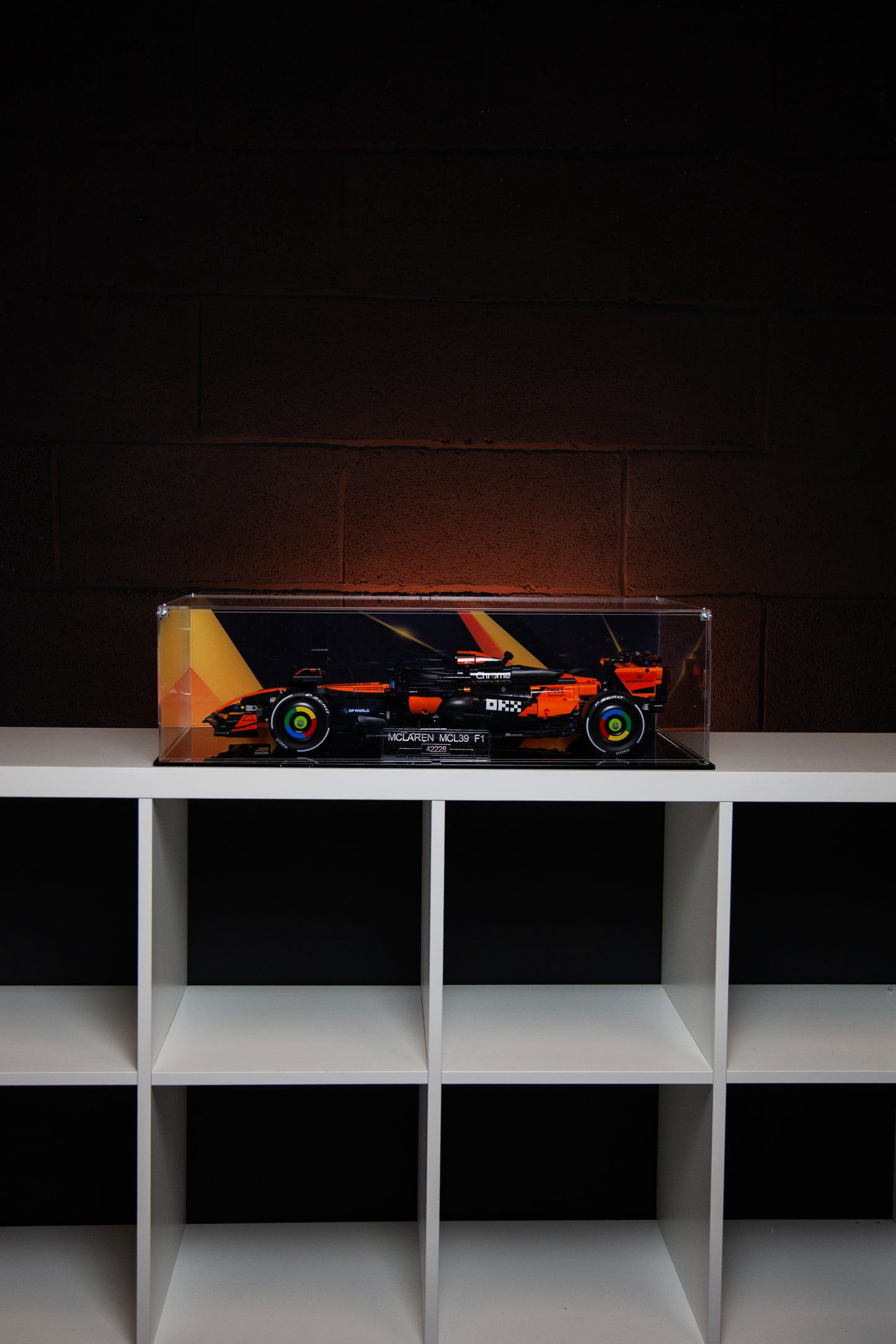 Premium Acrylic Display Case for the LEGO® Technic McLaren MCL39 F1® Car 42228
