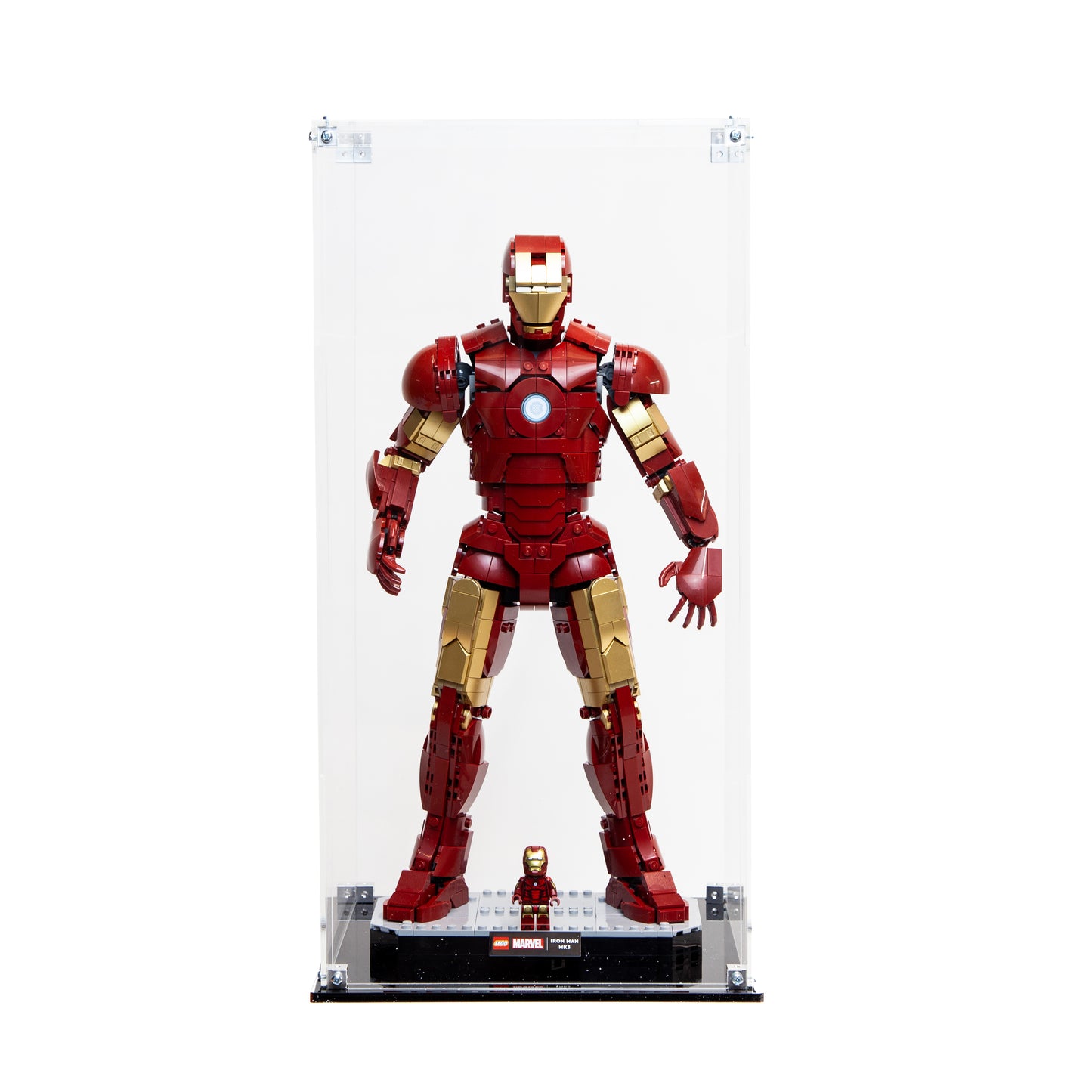 Acrylic Display Case for the LEGO® Iron Man Mark 3 Collectors' Edition 76344
