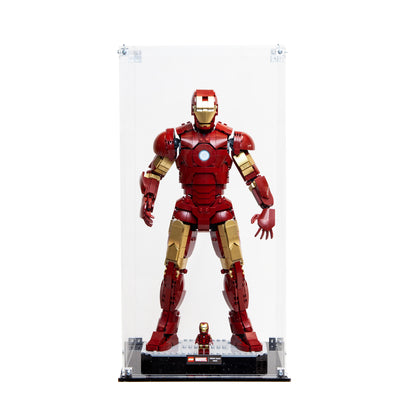 Acrylic Display Case for the LEGO® Iron Man Mark 3 Collectors' Edition 76344