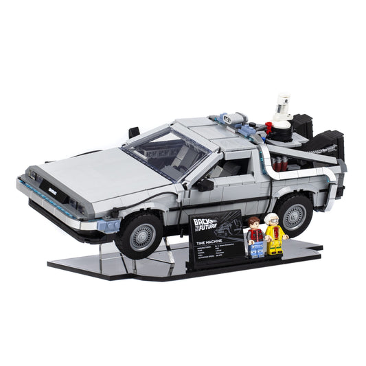 Acrylic Display Stand for the LEGO® Back to the Future Time Machine 10300