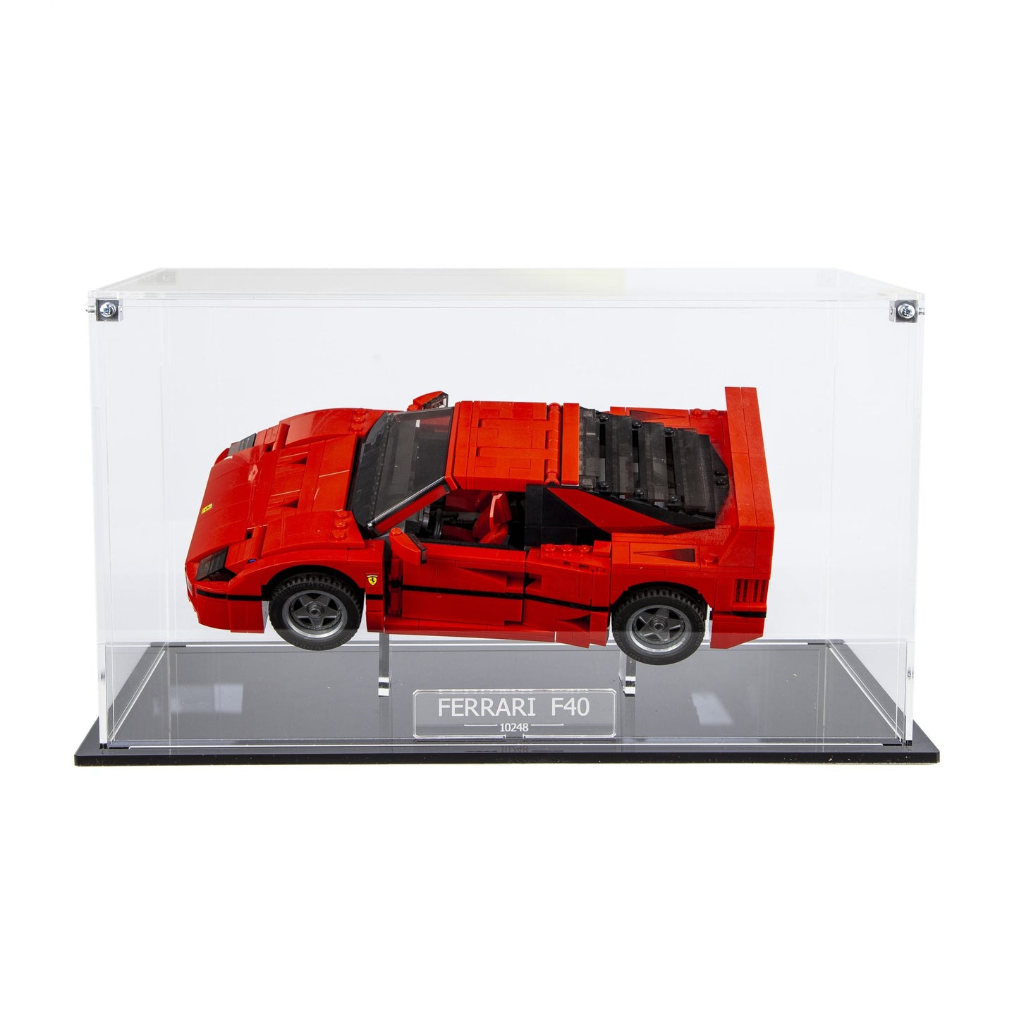 Acrylic Stackable Display Case With Internal Stand For LEGO Ferrari F40 10248