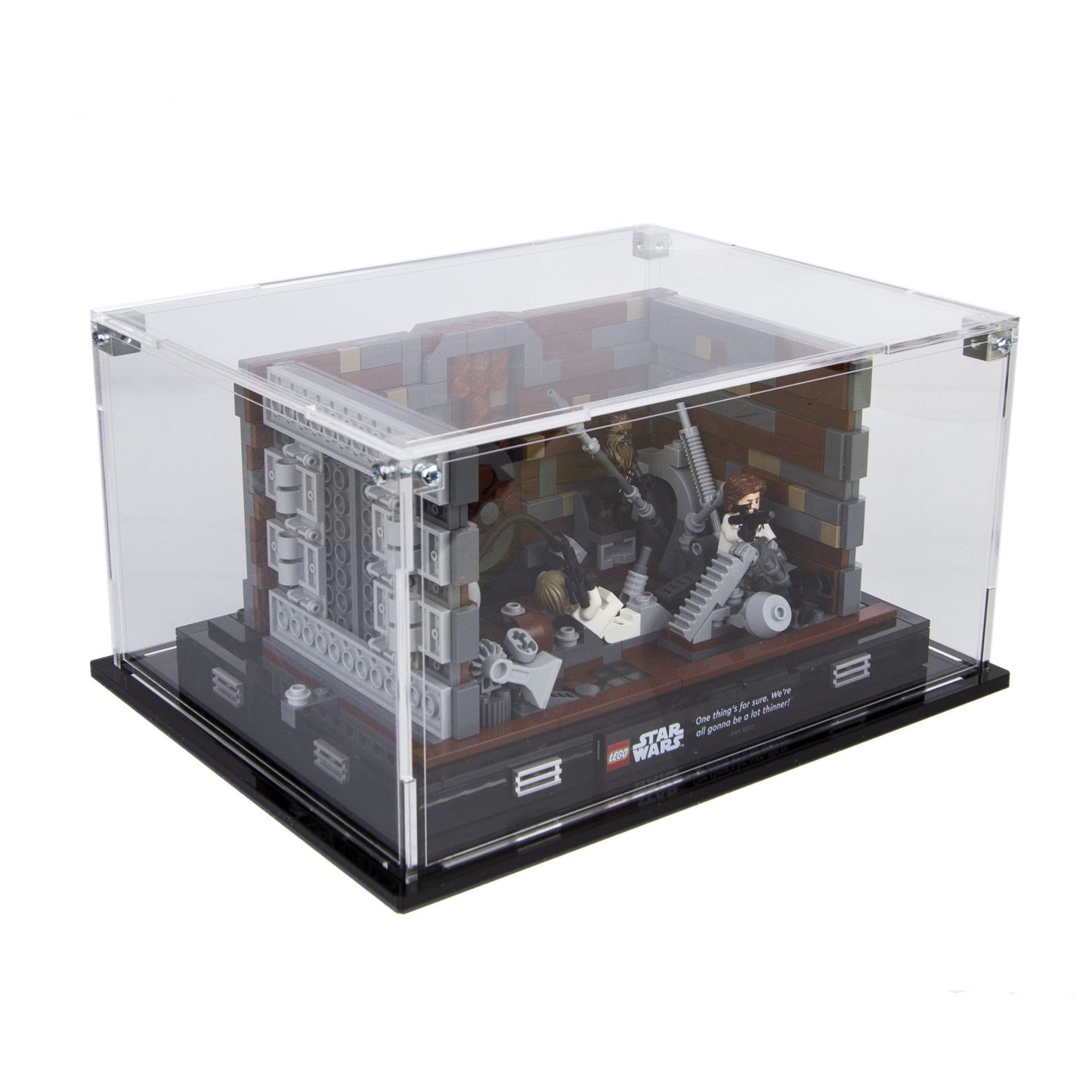 Acrylic Display Case for the LEGO® Death Star™ Trench Run/Trash Compactor Diorama 75339 & 75239