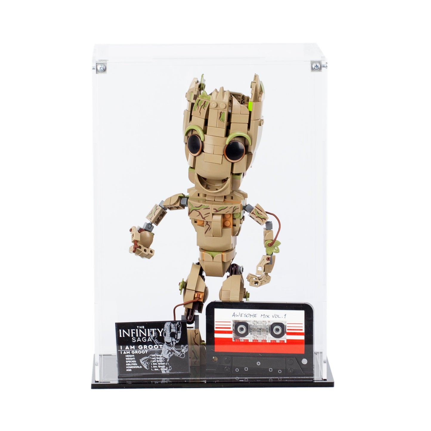 Acrylic Display Case for the LEGO® MARVEL I am Groot 76217