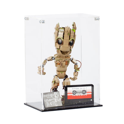 Acrylic Display Case for the LEGO® MARVEL I am Groot 76217