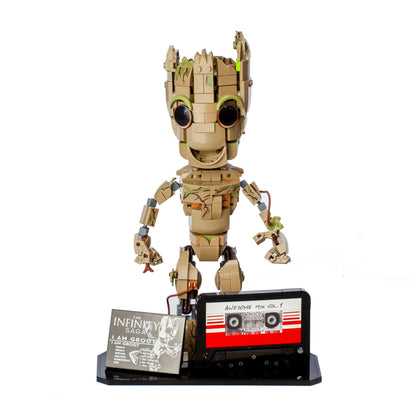 Acrylic Display Stand for the LEGO® MARVEL I am Groot 76217