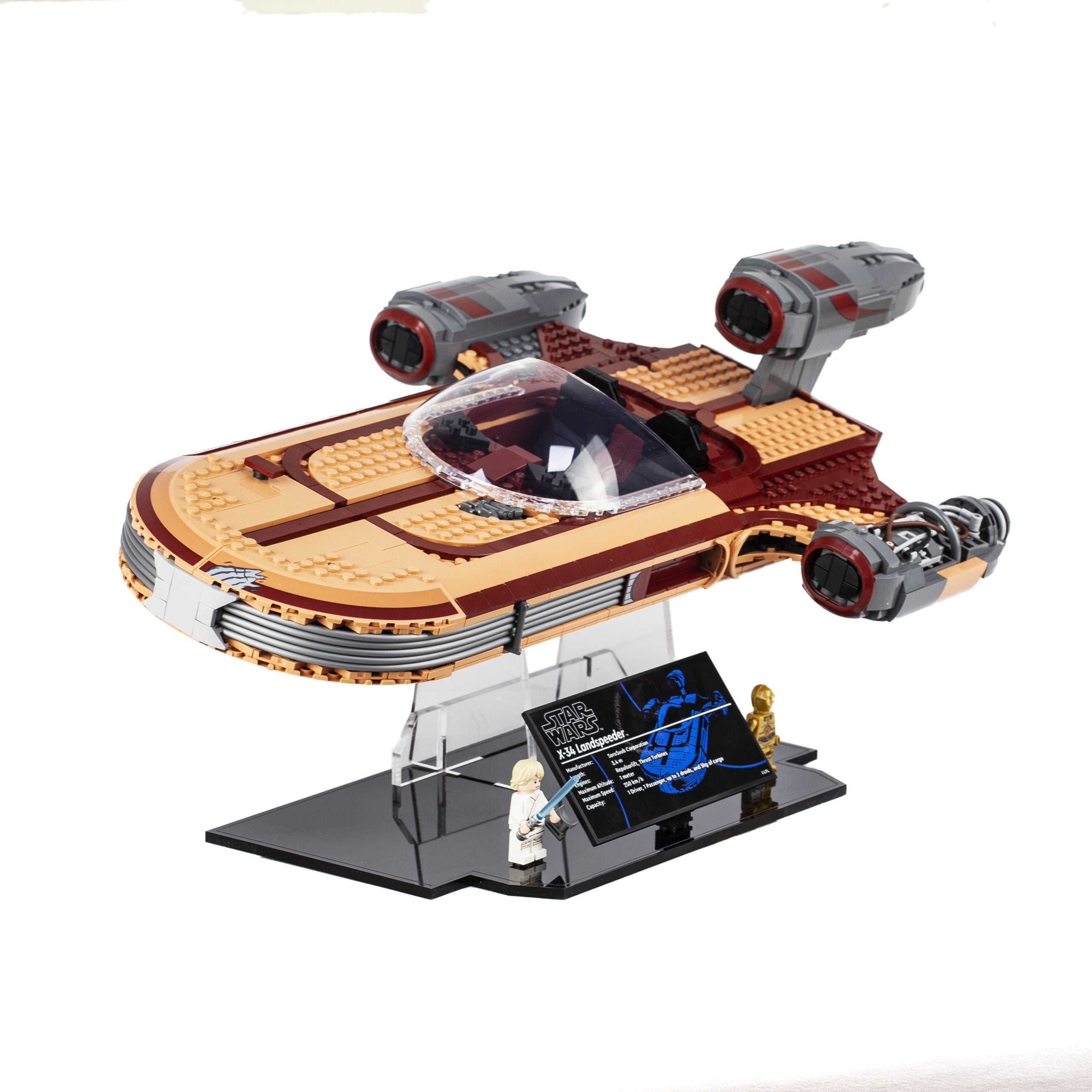 Acrylic Display Stand for the LEGO® Star Wars™ UCS Luke