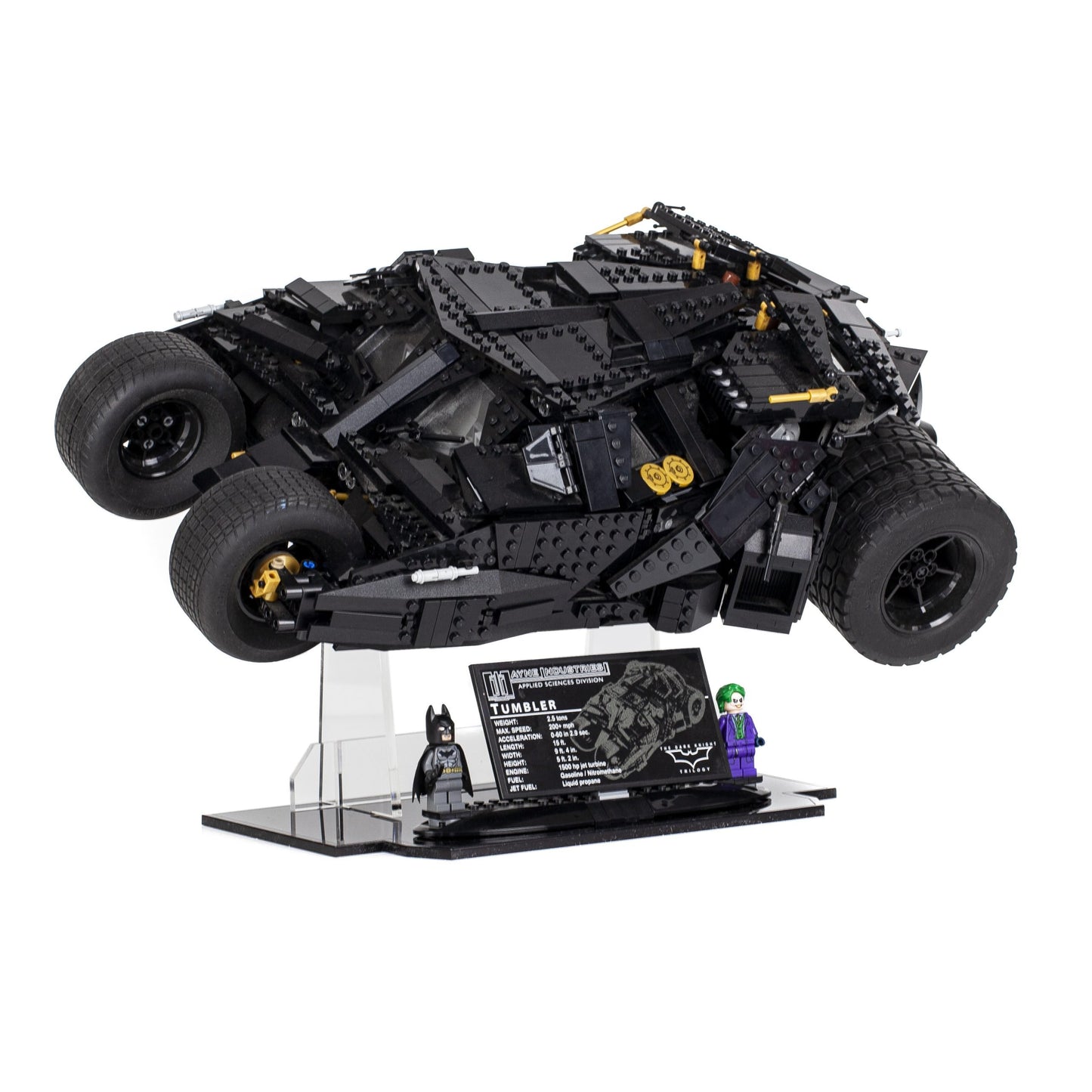 Acrylic Display Stand for LEGO Batman Tumbler 76023