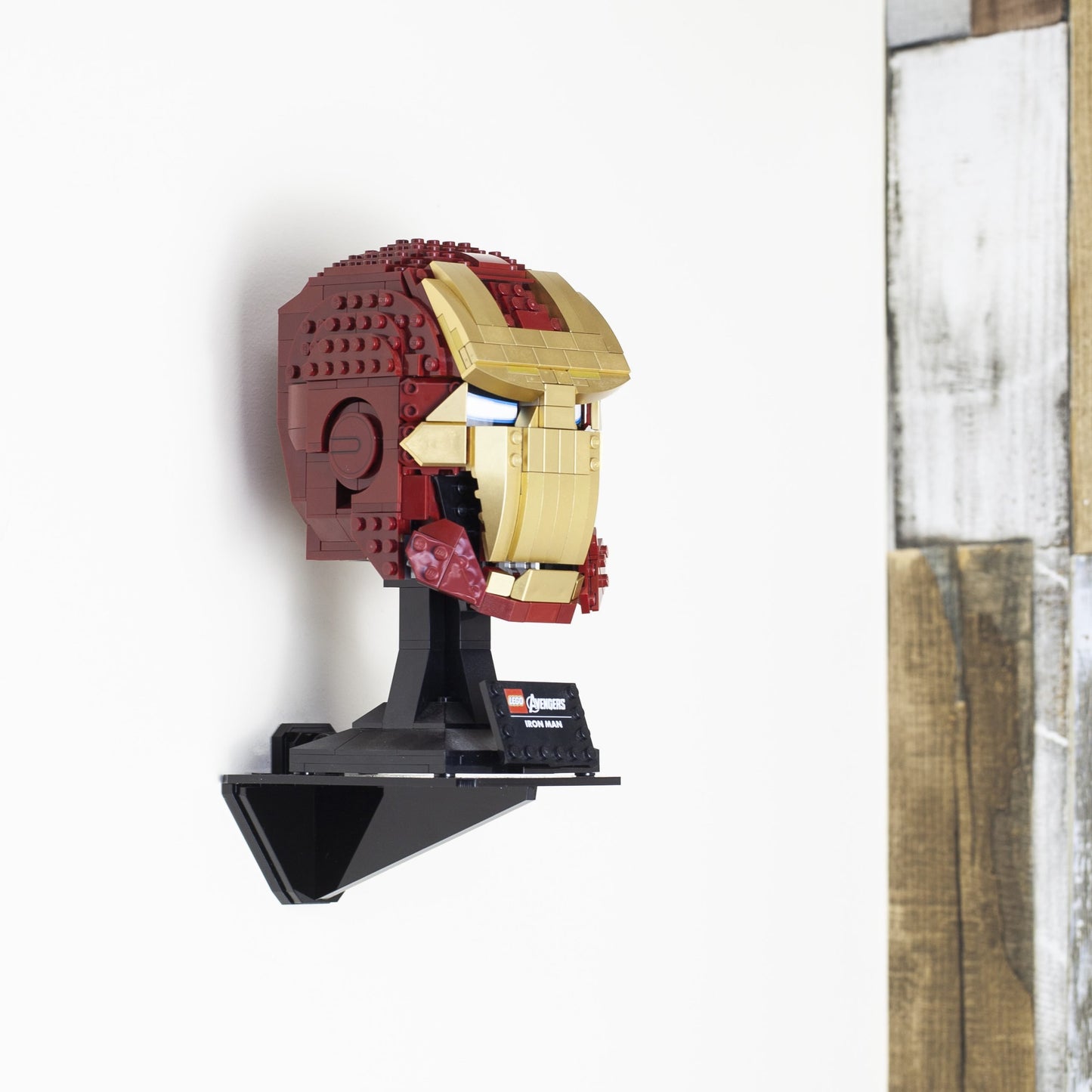 Acrylic Wall Display Stand For The LEGO Helmet Collection