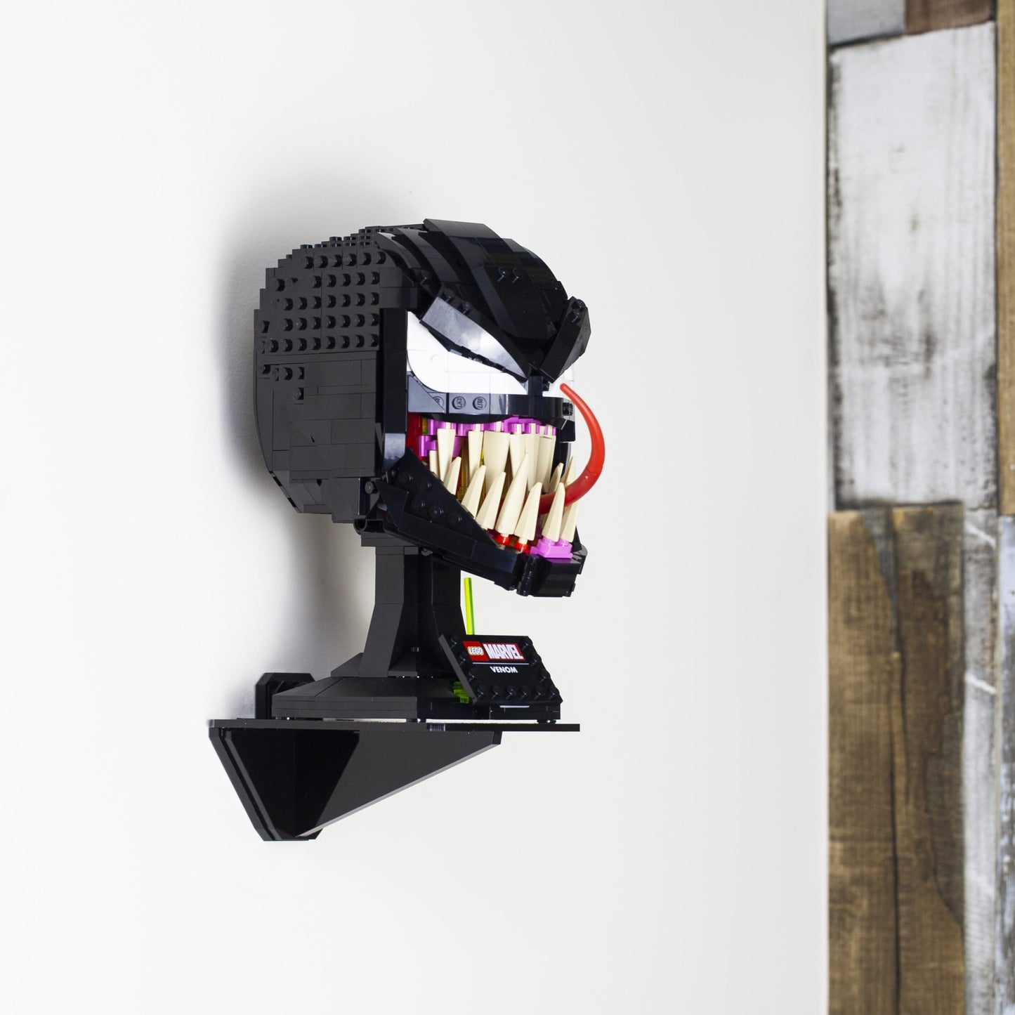 Acrylic Wall Display Stand For The LEGO Helmet Collection