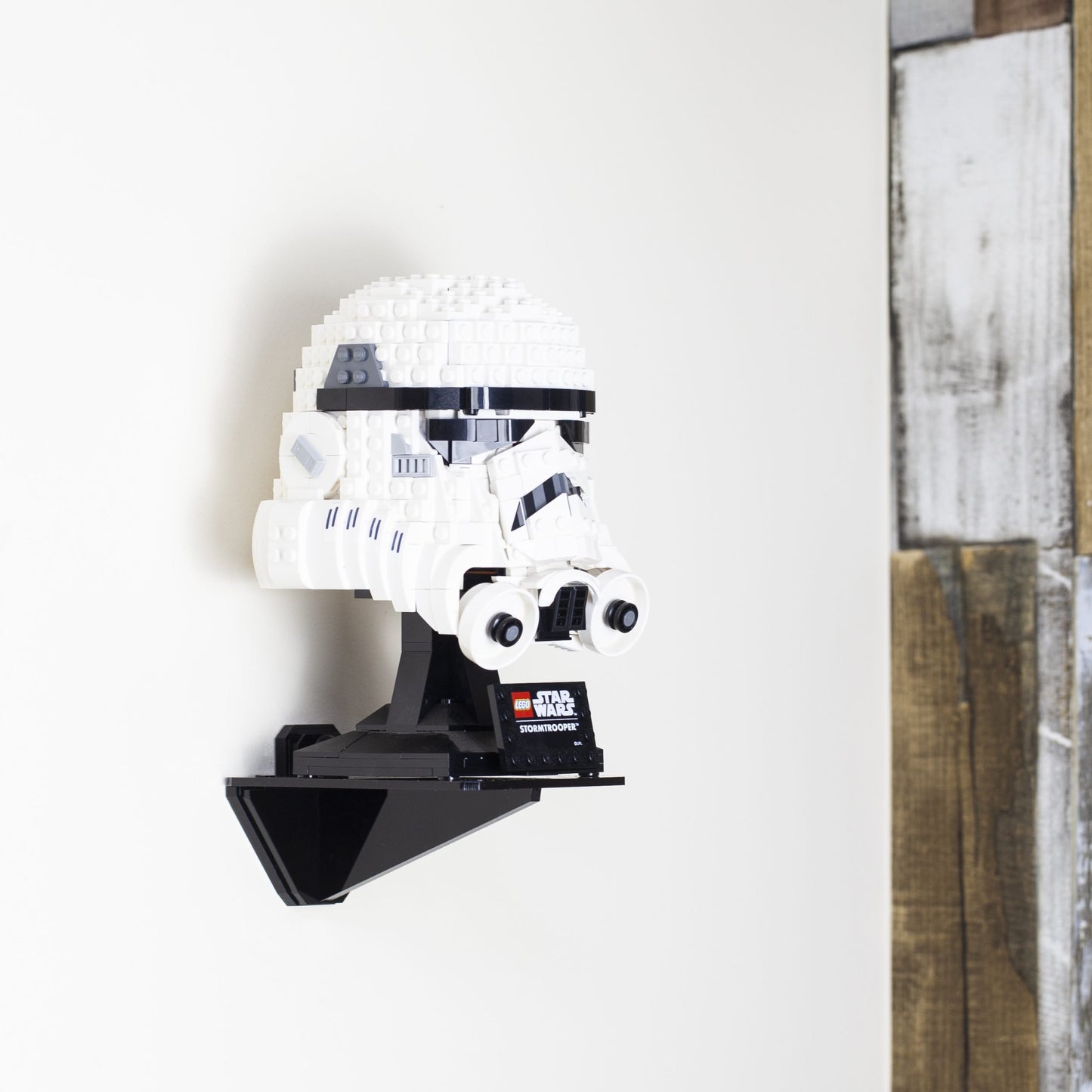 Acrylic Wall Display Stand For The LEGO Helmet Collection