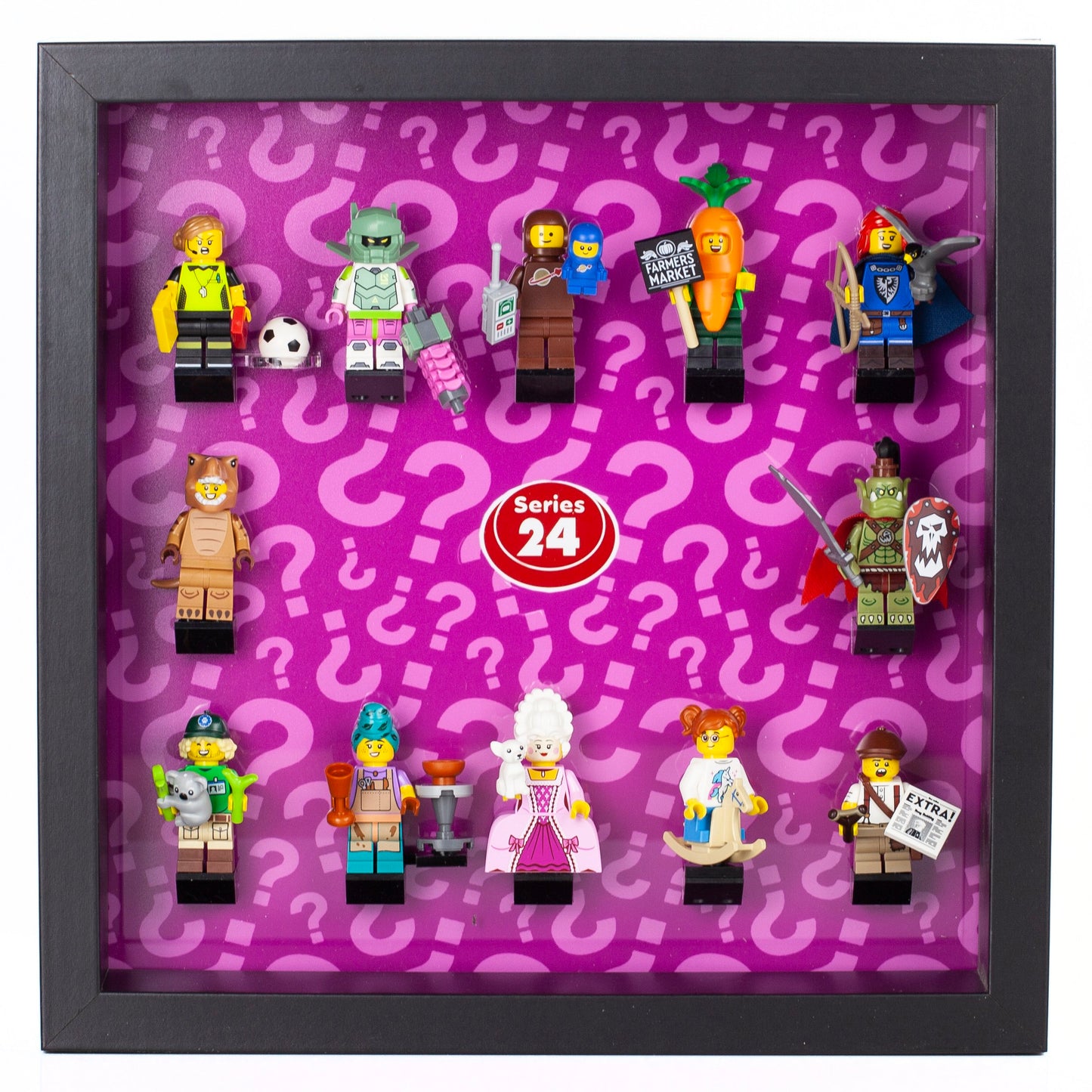 Acrylic Frame Display Insert for LEGO minifigure series 24