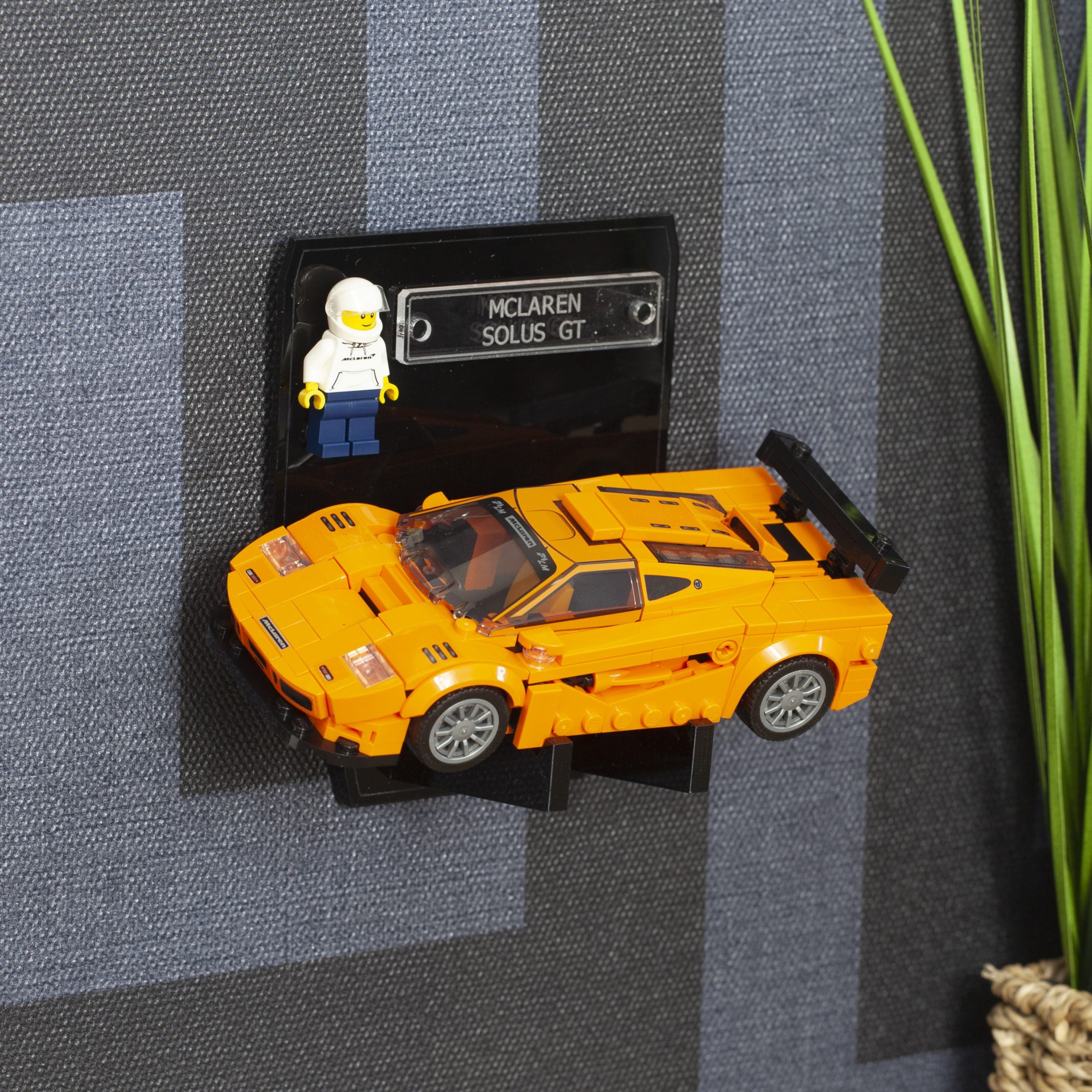 Acrylic Wall Display Stand For The LEGO Speed Champions – Laser Frame