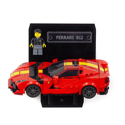 Acrylic Wall Display Stand For The LEGO Speed Champions