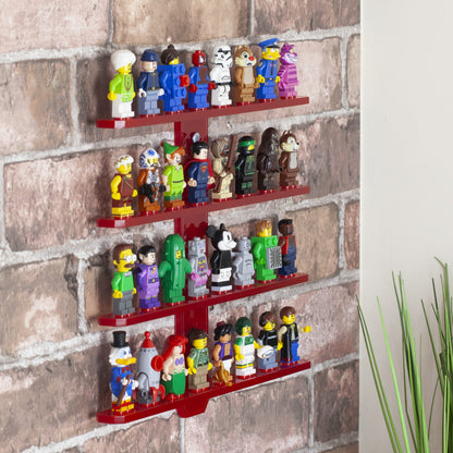 Limited Edition Coloured Wall mounted minifigure stand
