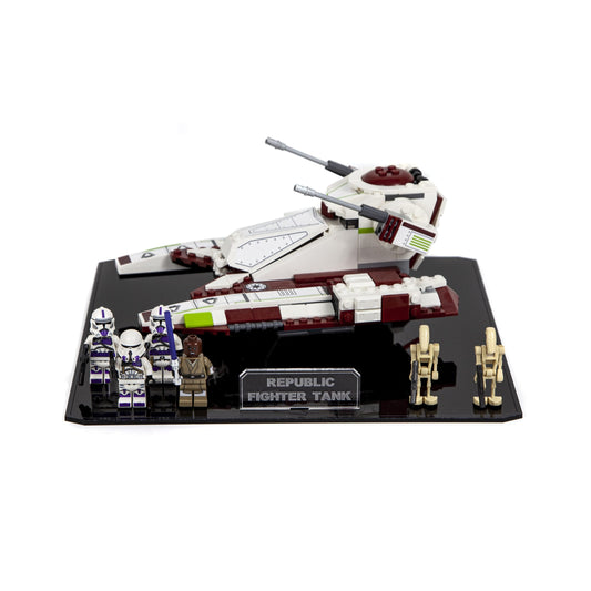Acrylic Display Stand for the LEGO® Republic Fighter Tank™ 75342