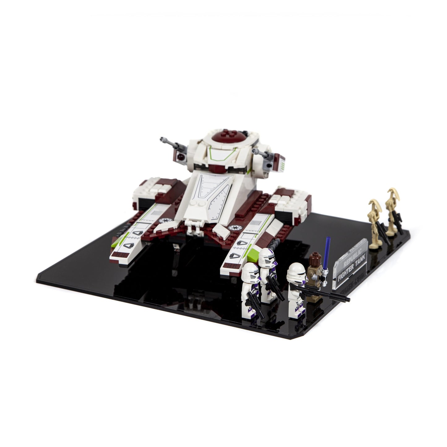 Acrylic Display Stand for the LEGO® Republic Fighter Tank™ 75342