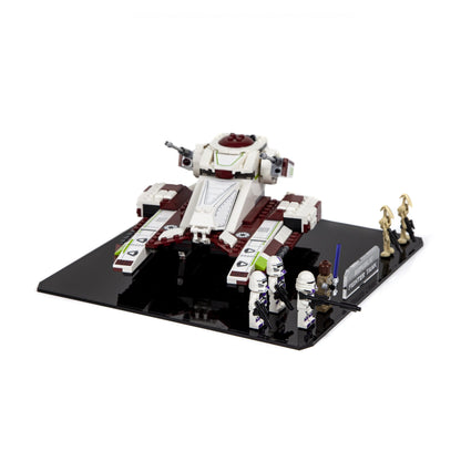 Acrylic Display Stand for the LEGO® Republic Fighter Tank™ 75342