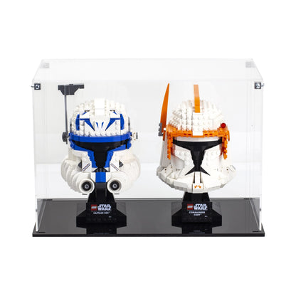 Acrylic Display Case for 2 LEGO Helmets