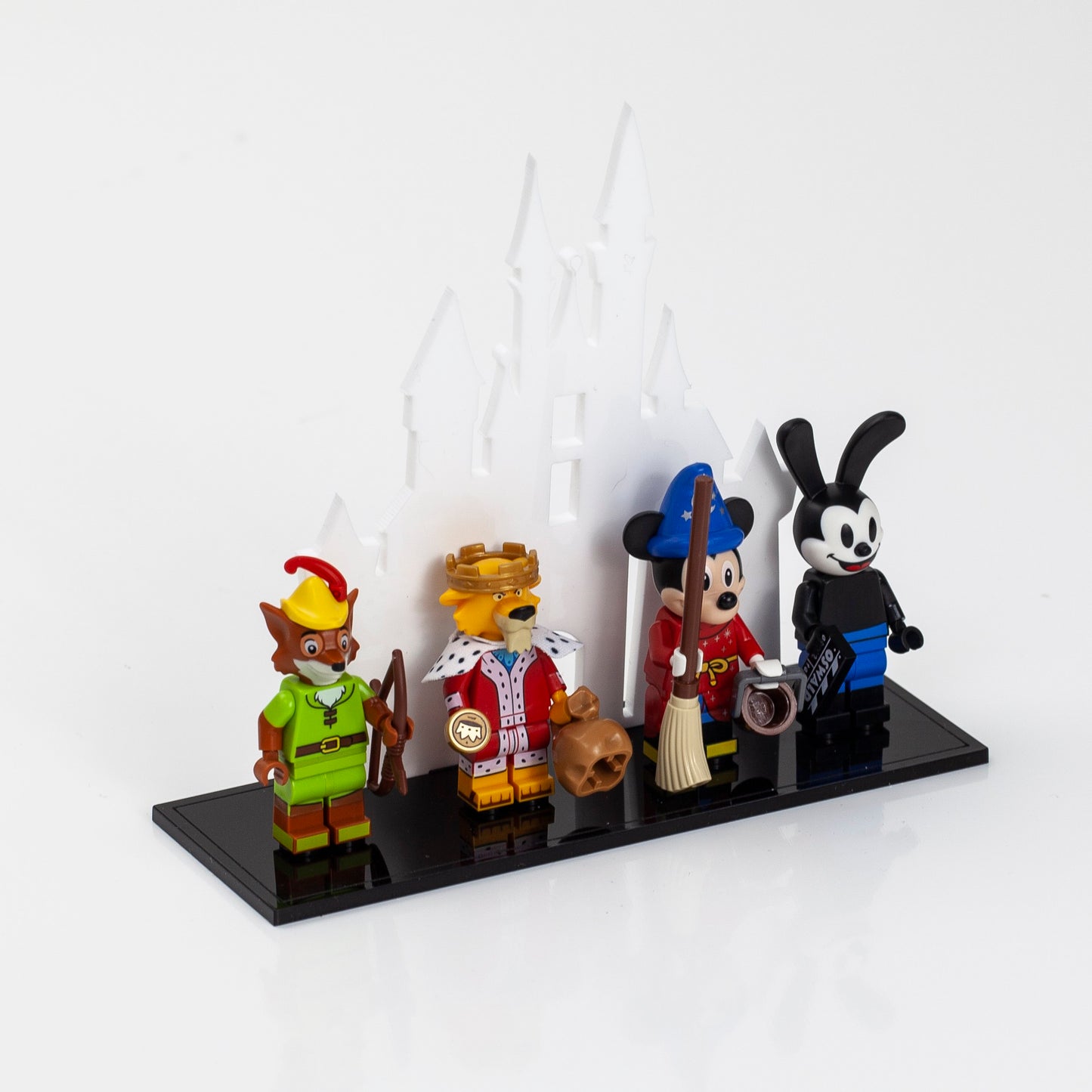 Acrylic Castle Minifigure Display stand for LEGO Minifigures
