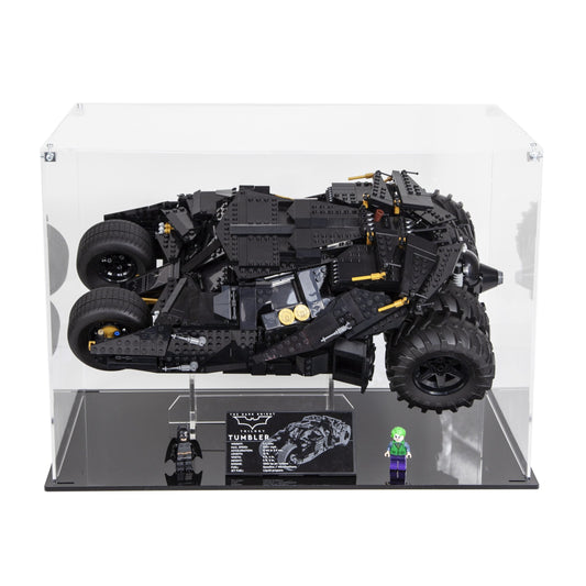 Acrylic Display Case With Internal Stand For LEGO® DC Batman™ Batmobile™ Tumbler 76240
