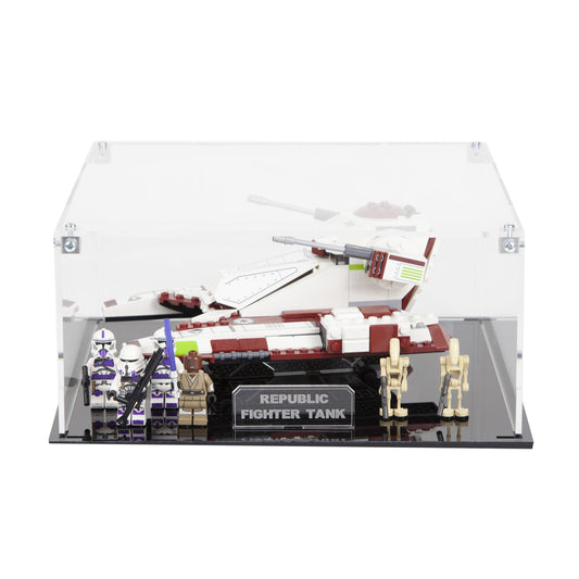 Acrylic Display Case With Internal Stand For The LEGO Republic Fighter Tank™ 75342