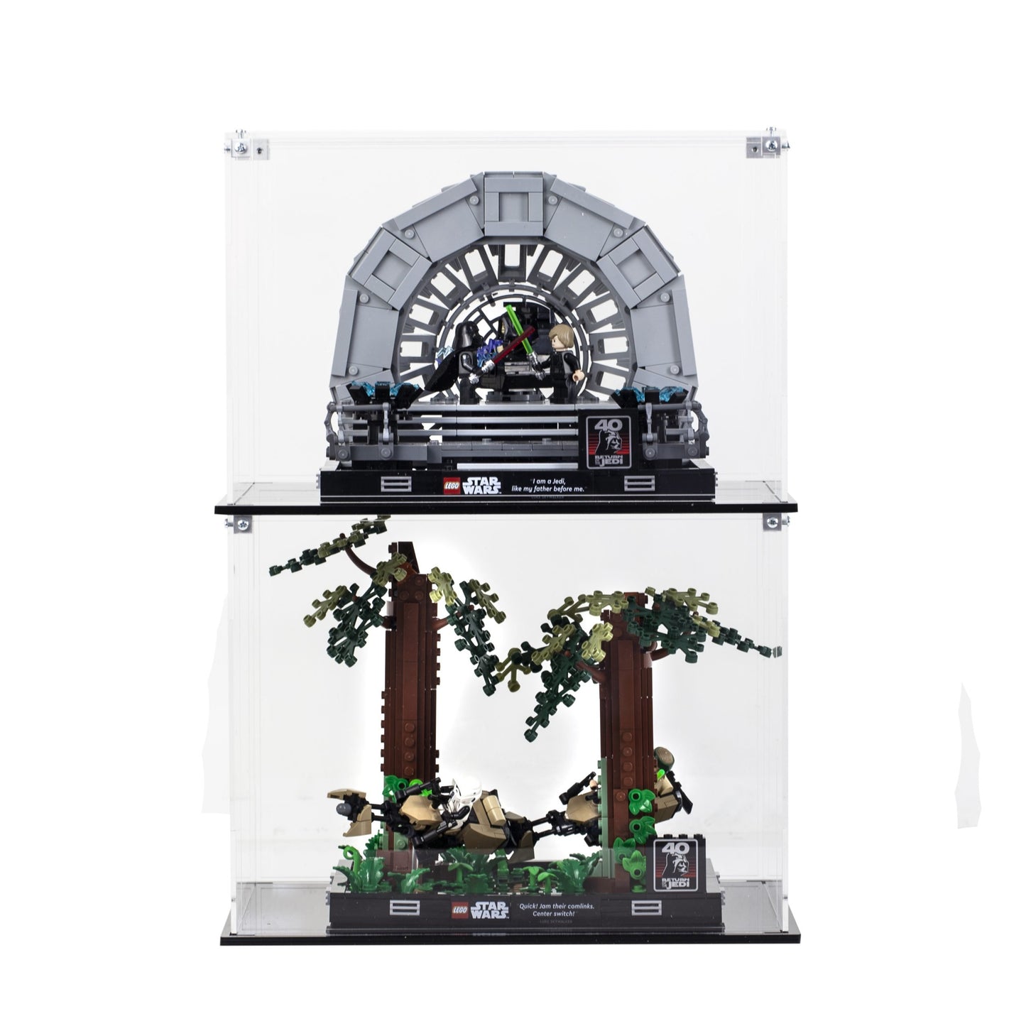 Acrylic Display Case for the LEGO® Emperor’s Throne Room™ Diorama 75352