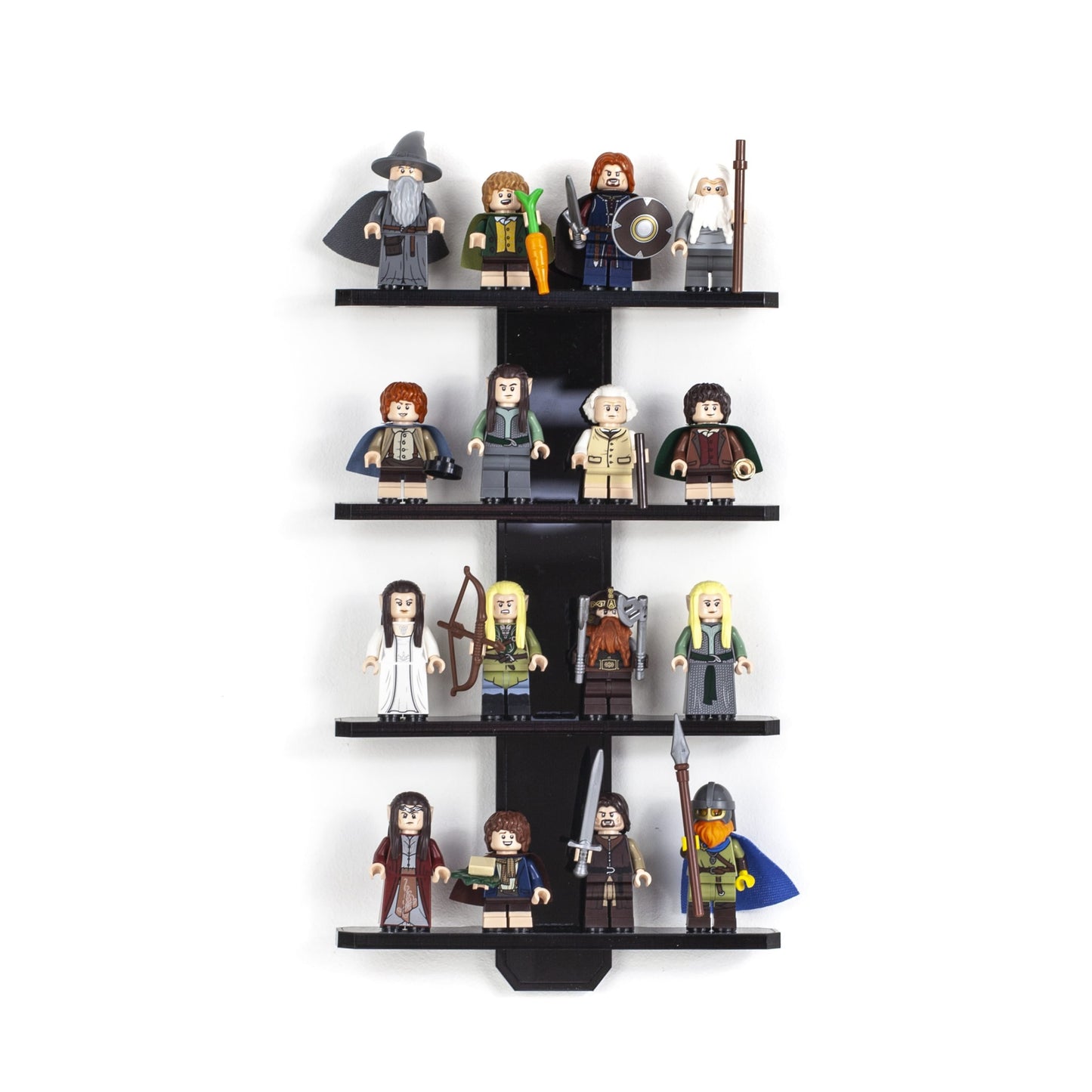 Wall mounted Acrylic Minifigure Stands