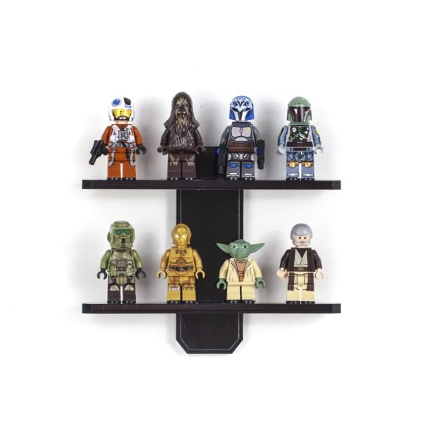 Wall mounted Acrylic Minifigure Stands