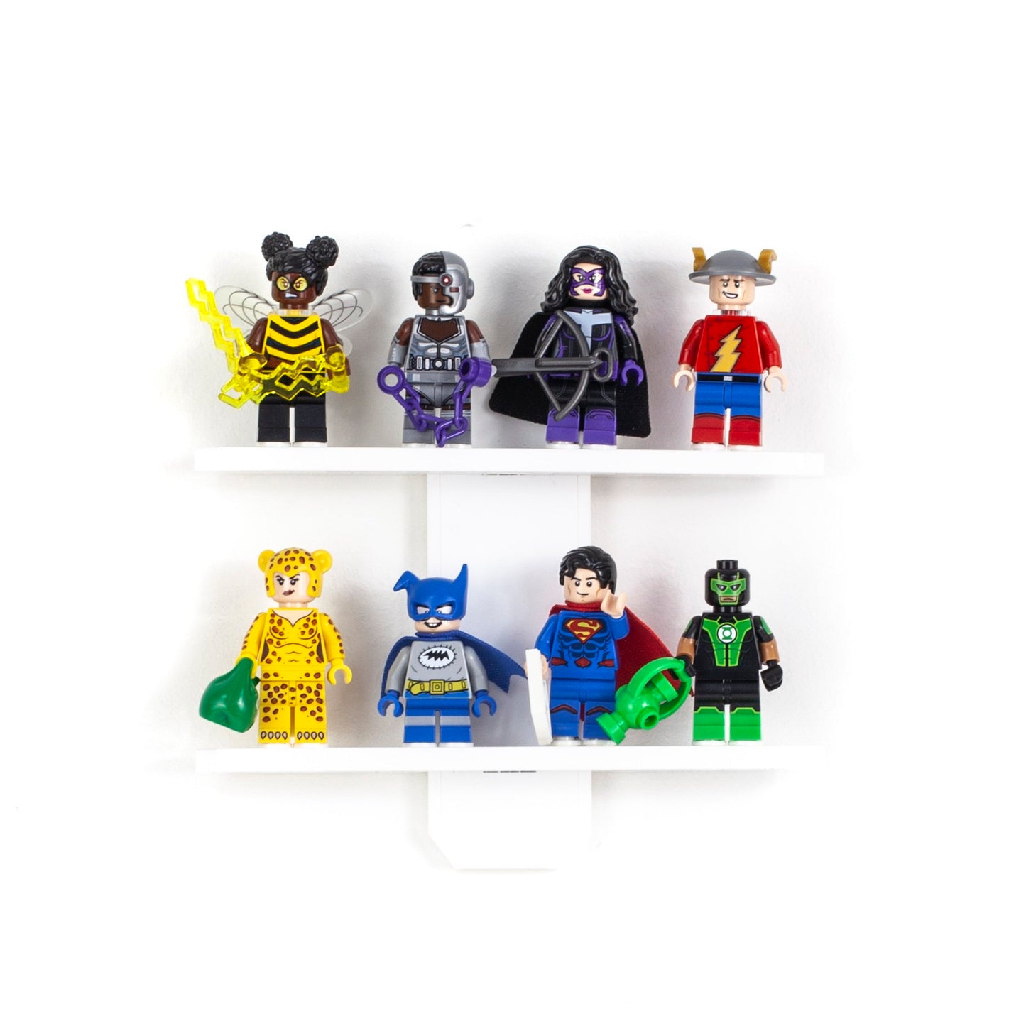 Wall mounted Acrylic Minifigure Stands