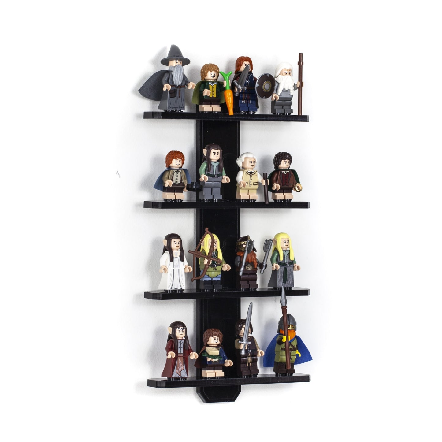Wall mounted Acrylic Minifigure Stands