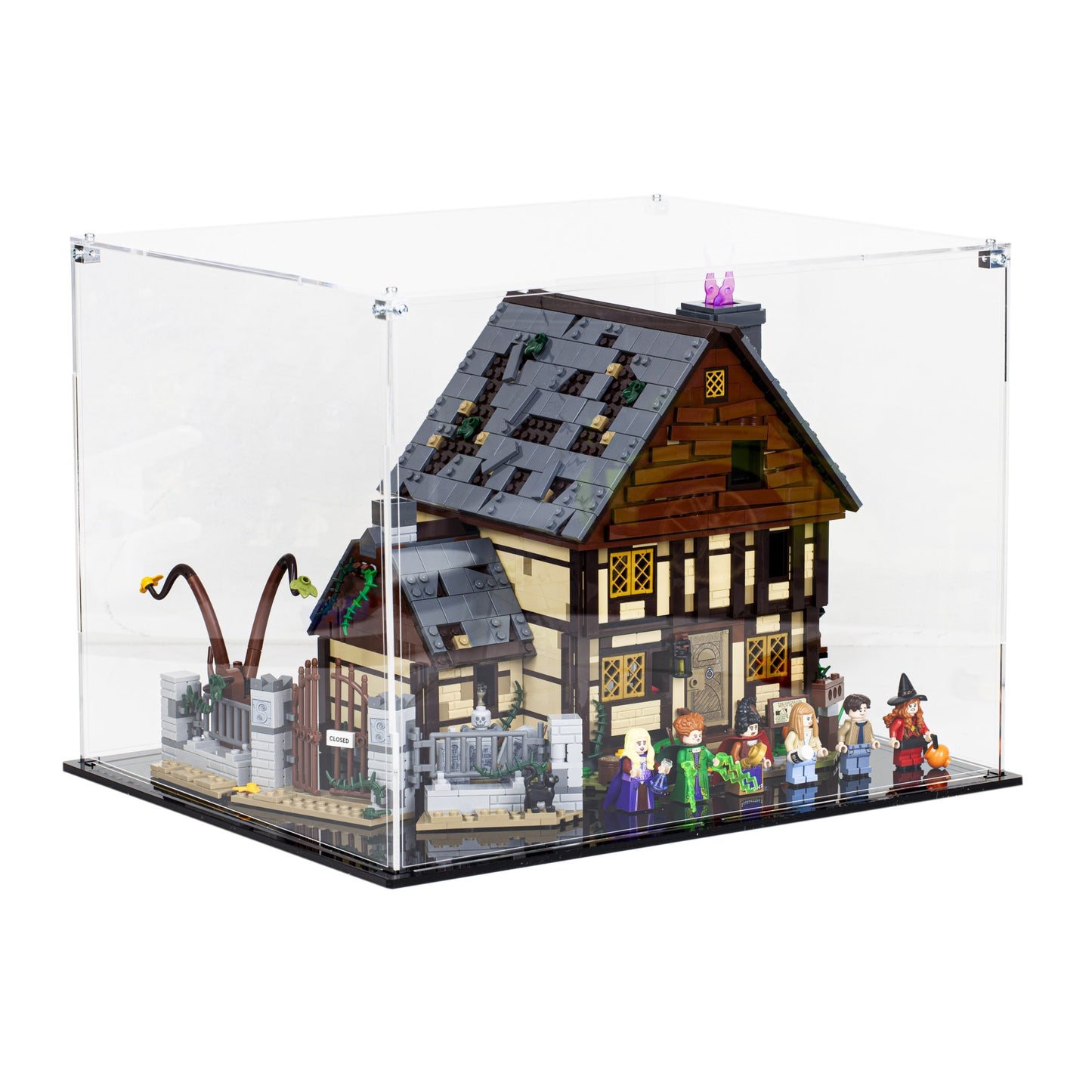 Acrylic Display Case for the LEGO® Disney Hocus Pocus: The Sanderson Sisters' Cottage 21341