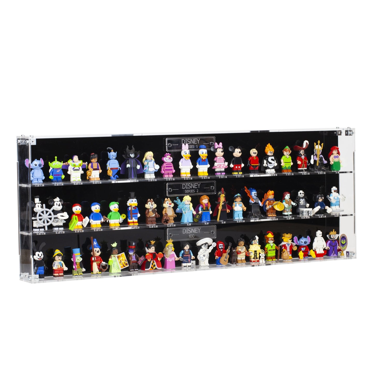Acrylic Display Case for LEGO Minifigures Complete Disney Series