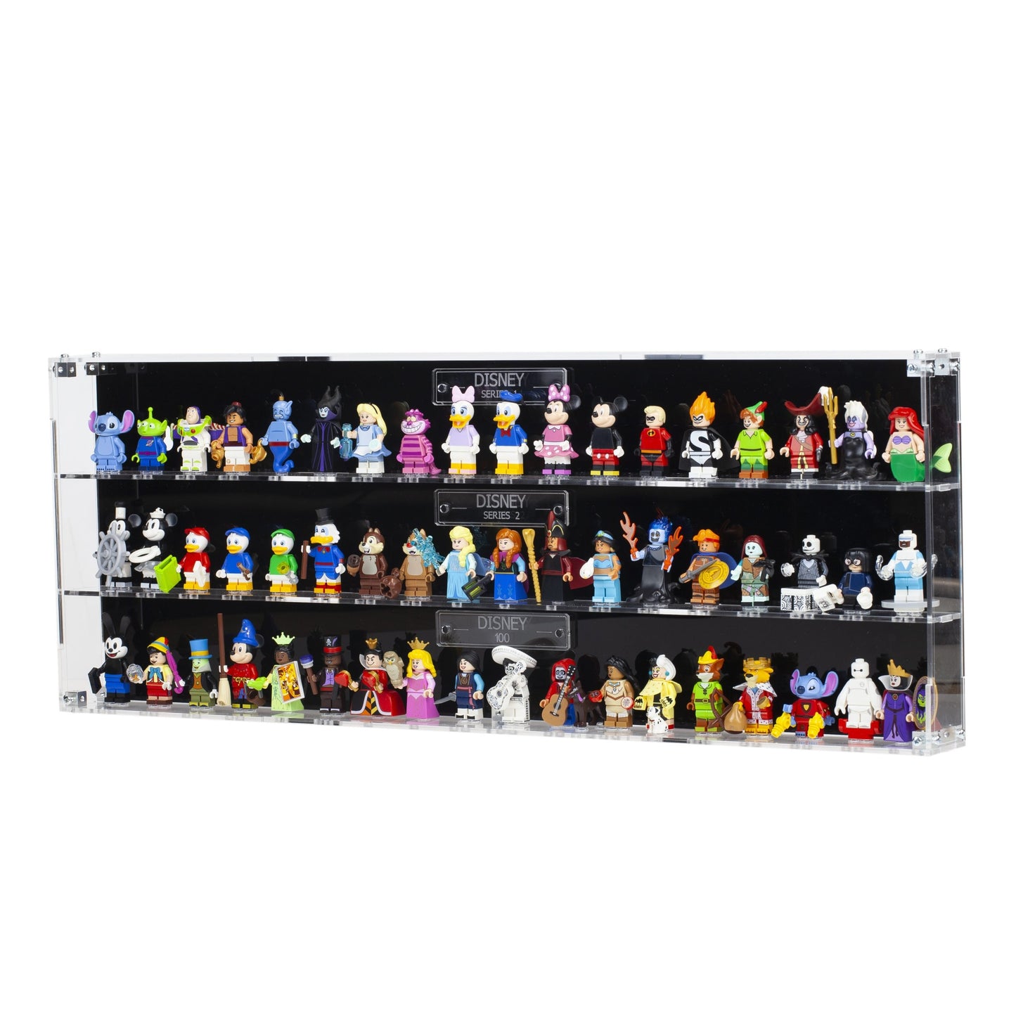 Acrylic Display Case for LEGO Minifigures Complete Disney Series