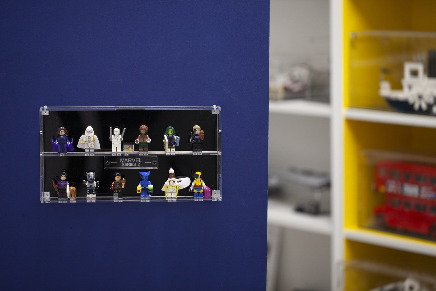 Acrylic Display Case for LEGO Minifigures Marvel Series 2