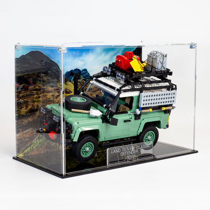 Premium Acrylic Display Case for the LEGO Land Rover Classic Defender 90 10317